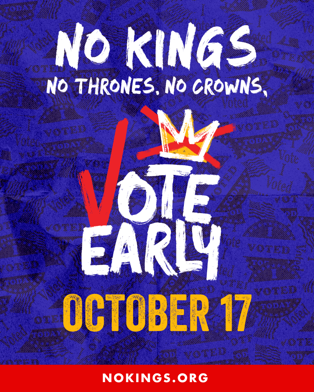 banner: Vote Early - October 17