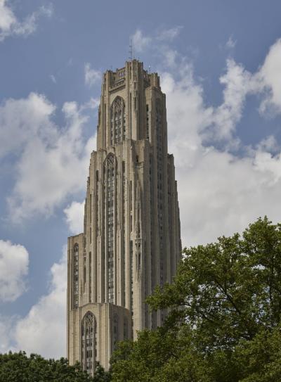 the Cathedral of Learning in Pittsburgh